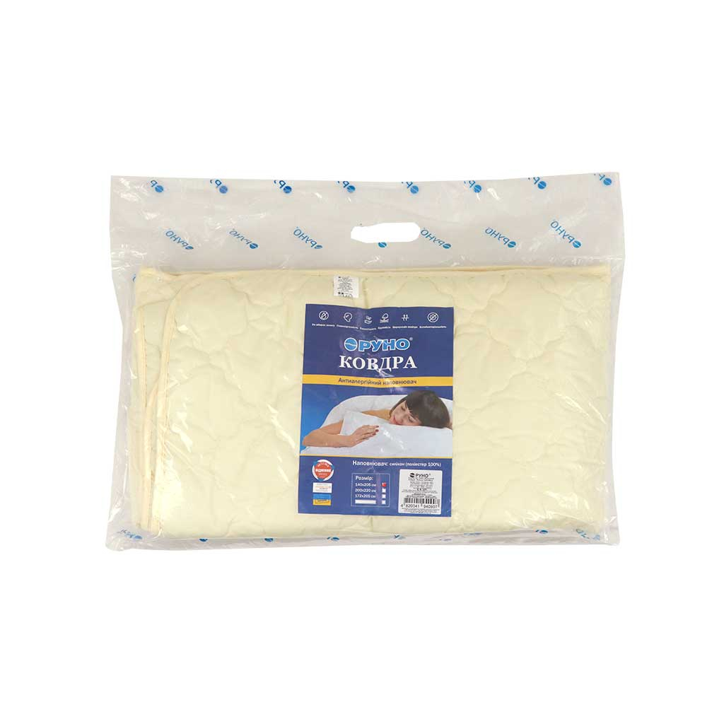 Одеяло Руно силиконовое Легкость молочное 140х205 см (321.52СЛКУ_Молочний) изображение 9