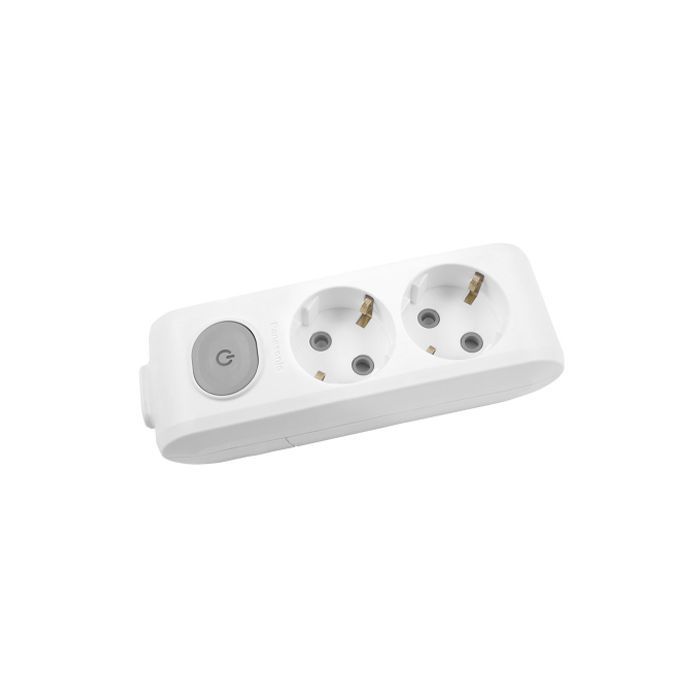 Колодка для подовжувача Panasonic X-tendia 2 гнізда grey (WLTA04202GR-UA)