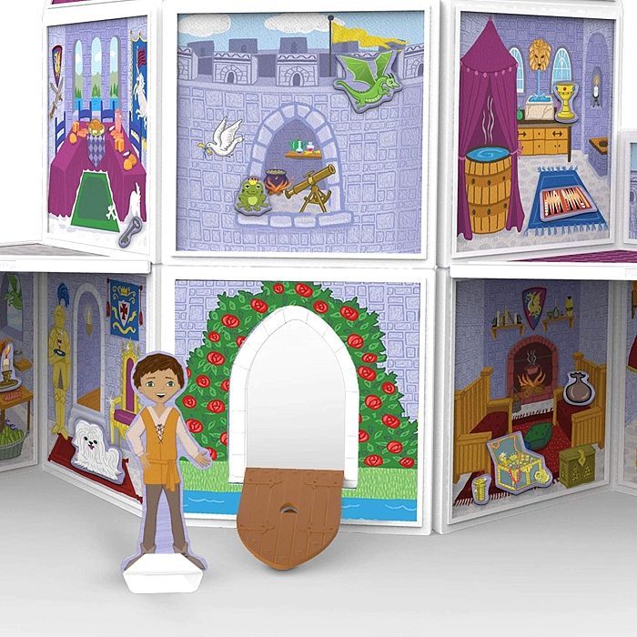 Ігровий набір Melissa&Doug магнітний Середньовічний замок (MD30662) зображення 3