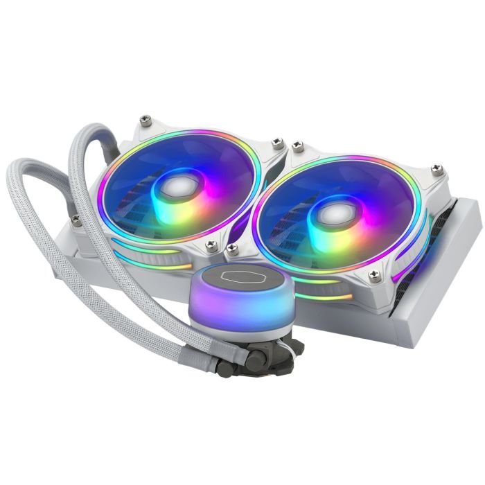 Система рідинного охолодження CoolerMaster MasterLiquid ML240 Illusion White Edition (MLX-D24M-A18PW-R1) зображення 2