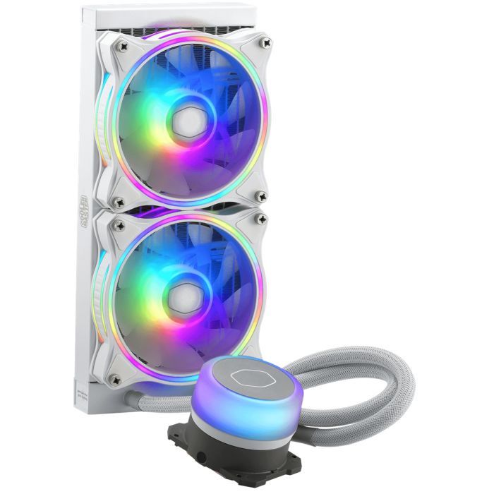 Система рідинного охолодження CoolerMaster MasterLiquid ML240 Illusion White Edition (MLX-D24M-A18PW-R1) зображення 4