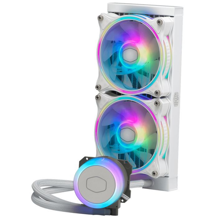 Система рідинного охолодження CoolerMaster MasterLiquid ML240 Illusion White Edition (MLX-D24M-A18PW-R1) зображення 5