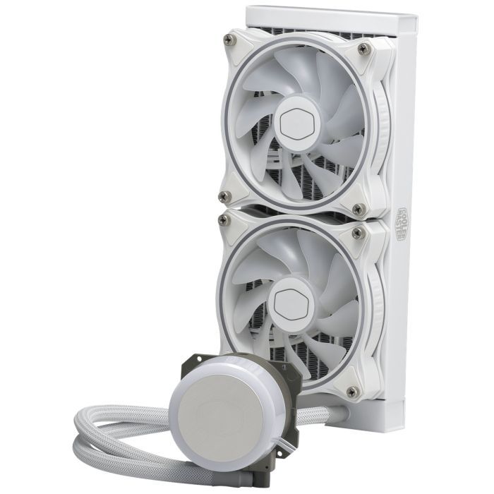 Система рідинного охолодження CoolerMaster MasterLiquid ML240 Illusion White Edition (MLX-D24M-A18PW-R1) зображення 6