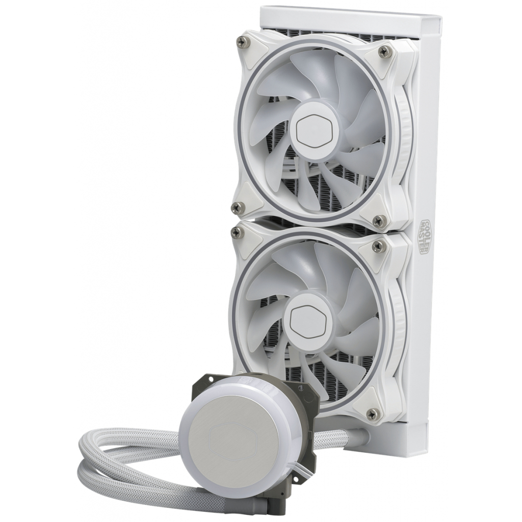 Система жидкостного охлаждения CoolerMaster MasterLiquid ML240 Illusion White Edition (MLX-D24M-A18PW-R1) изображение 6
