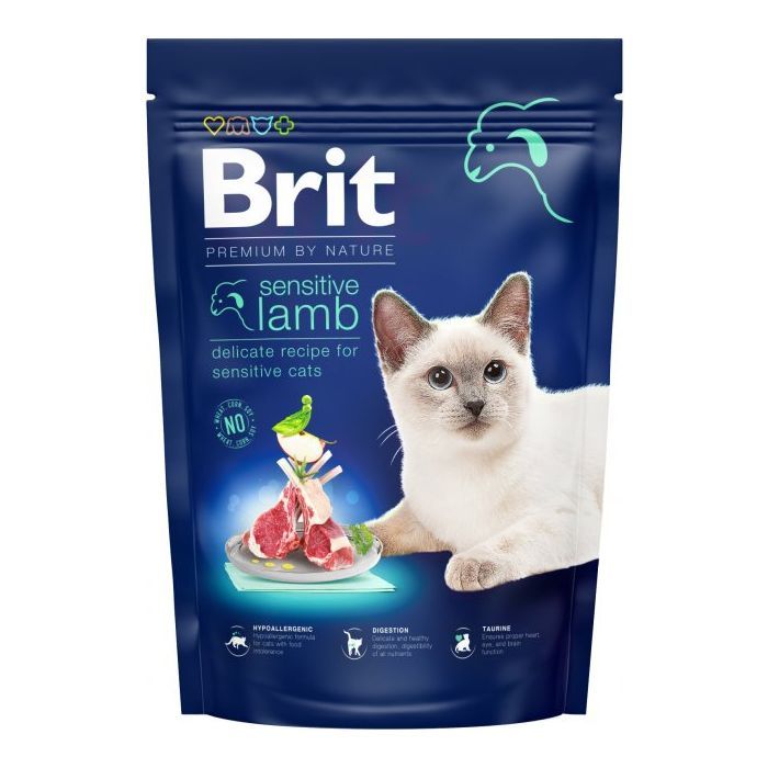 Сухой корм для кошек Brit Premium by Nature Cat Sensitive 300 г (8595602553020)
