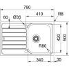 Мойка кухонная Franke Spark SKL 611-79/ 101.0598.809 (101.0598.809) изображение 4