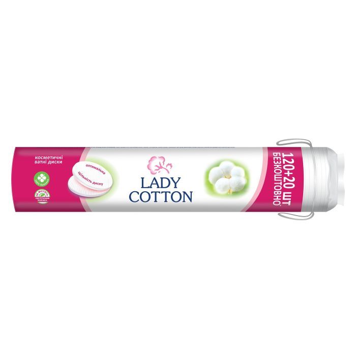 Ватные диски Lady Cotton 80+20 шт. (4744246013016)