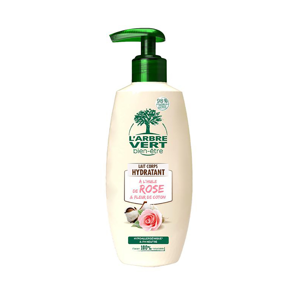 Молочко для тела L'Arbre Vert Увлажняющее с маслом розы 250 мл (3450601036538)