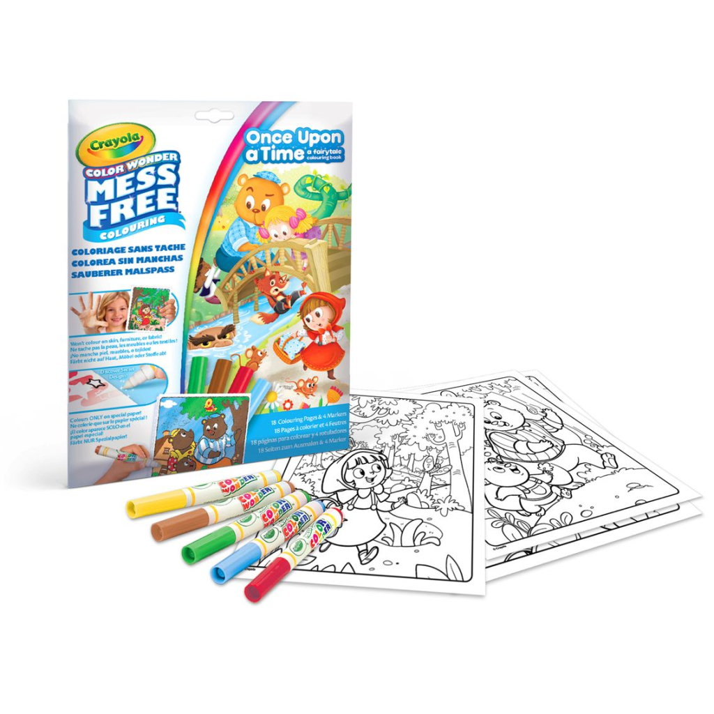 Набор для творчества Crayola Раскраска Color Wonder Любимые сказки 18 страниц (75-2816) изображение 2