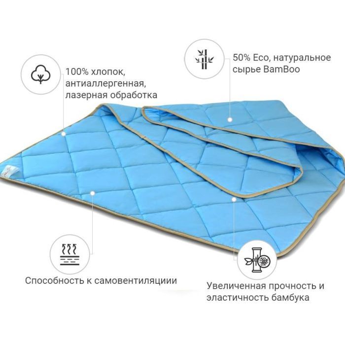 Ковдра MirSon бамбукове Valentino 0426 літо 155x215 см (2200000136787) зображення 2