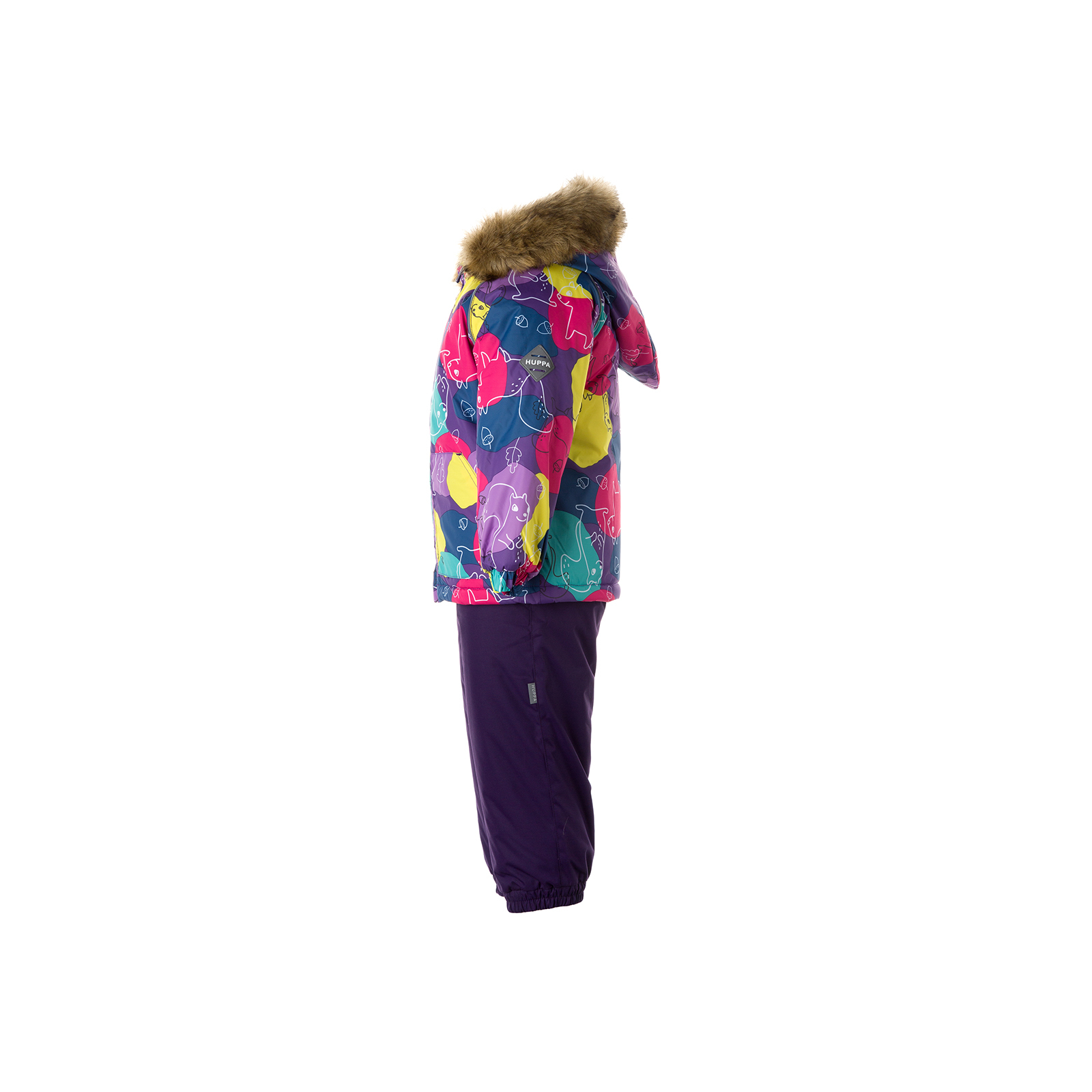 Комплект верхней одежды Huppa AVERY 41780030-1 лилoвый с принтом/тёмно-лилoвый 80 (4741632027831) изображение 3