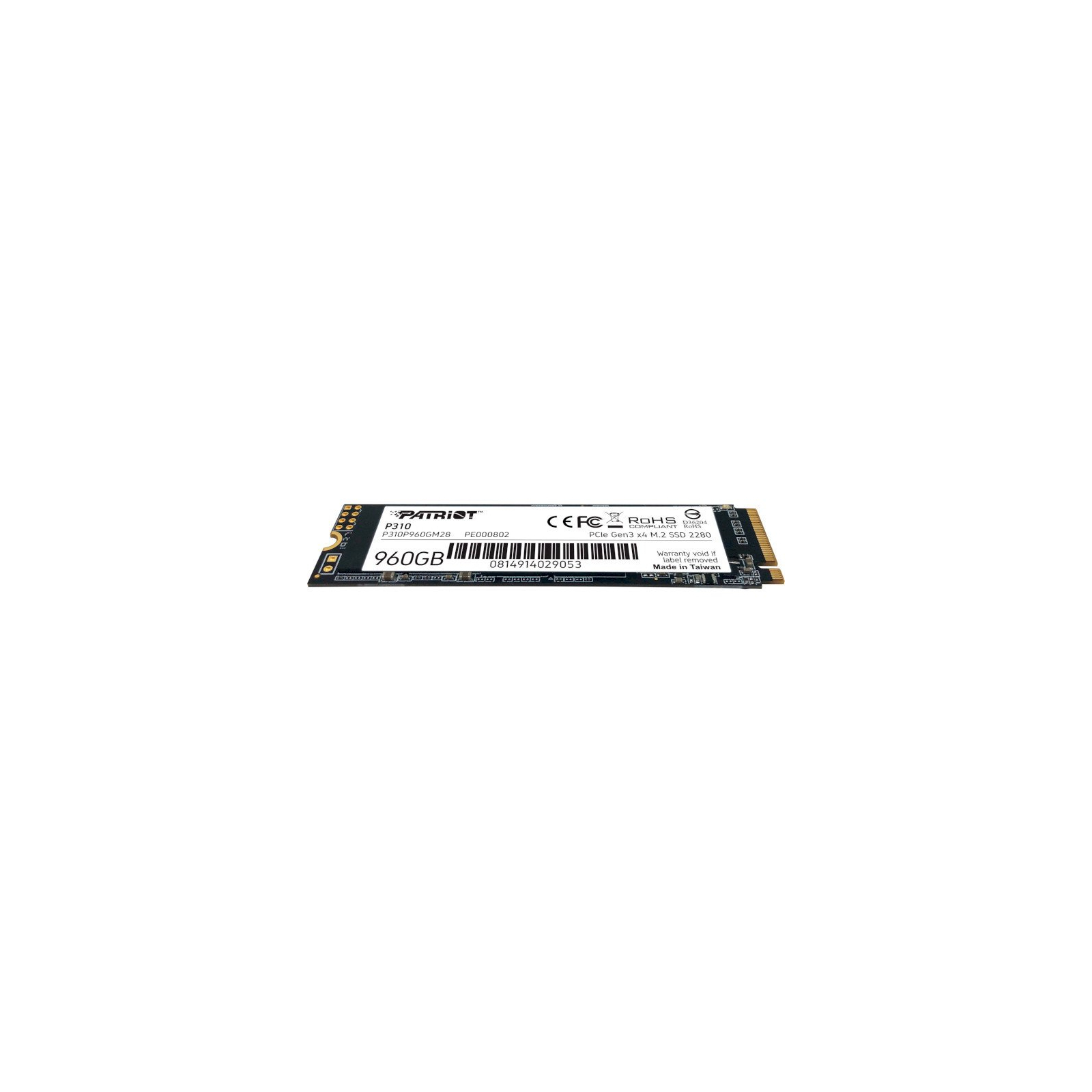 Накопитель SSD M.2 2280 480GB Patriot (P310P480GM28) изображение 4