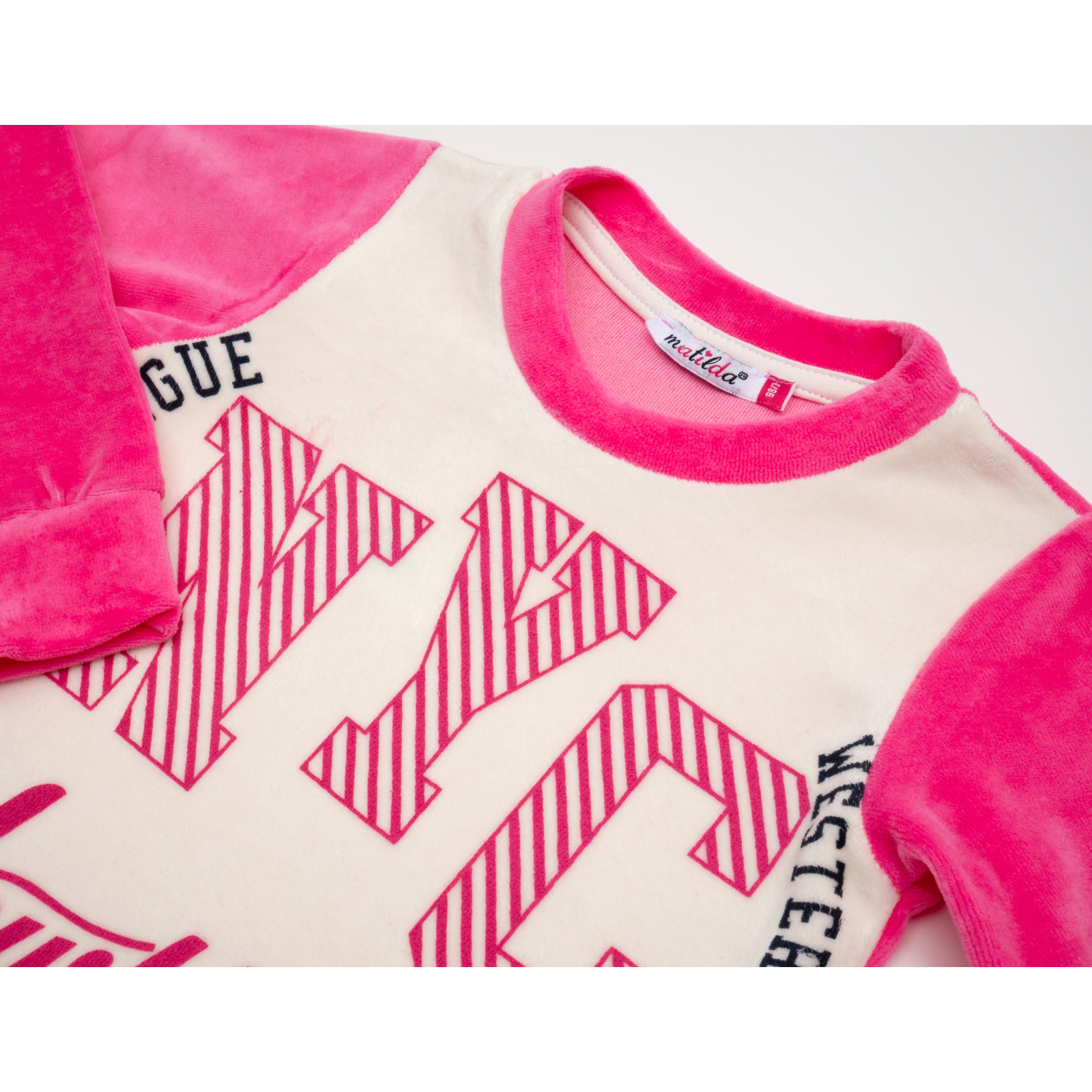 Пижама Matilda велюровая (7571-2-98G-pink) изображение 4