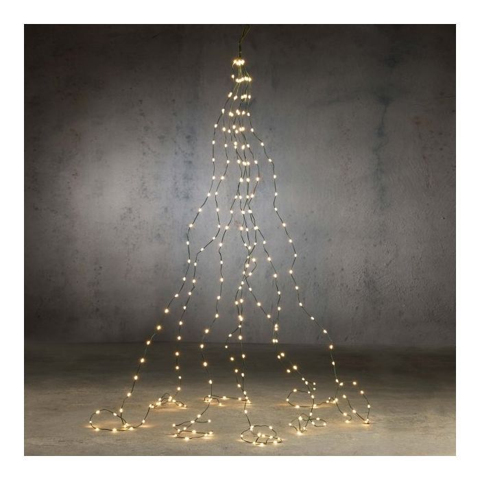 Гирлянда Luca Lighting Конус 1,6+6м, теплый белый (8720362027041)