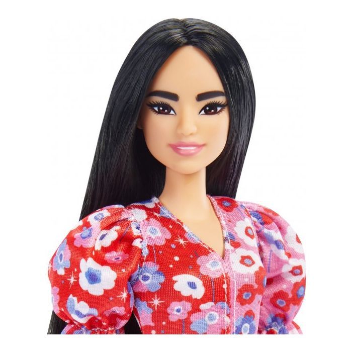 Кукла Barbie "Модница" в розовом цветочном платье (HBV11) изображение 4