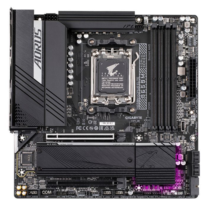 Материнская плата GIGABYTE B650M AORUS ELITE изображение 2