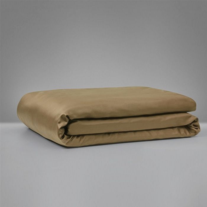 Простынь MirSon Сатин Premium 0211 Cacao 180х220 см (2200001729766) изображение 3