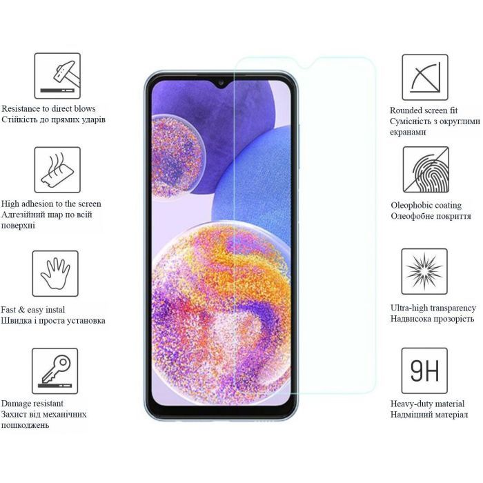 Стекло защитное Drobak Samsung Galaxy A33 5G (444458) изображение 2