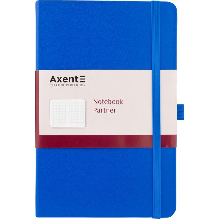 Книга записная Axent Partner, 125x195 мм, 96 листов, клетка, желтая (8201-08-A)