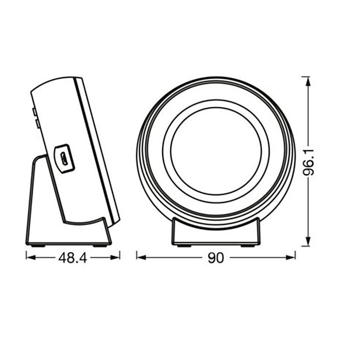 Ночник LEDVANCE NIGHTLUX CLOCK (4058075757721) изображение 3
