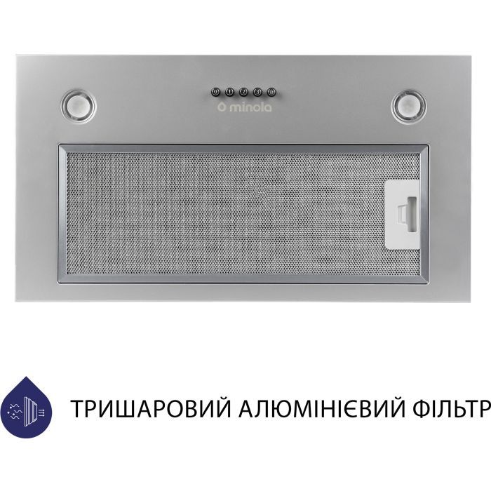 Витяжка кухонна Minola HBI 5327 BL 800 LED зображення 2