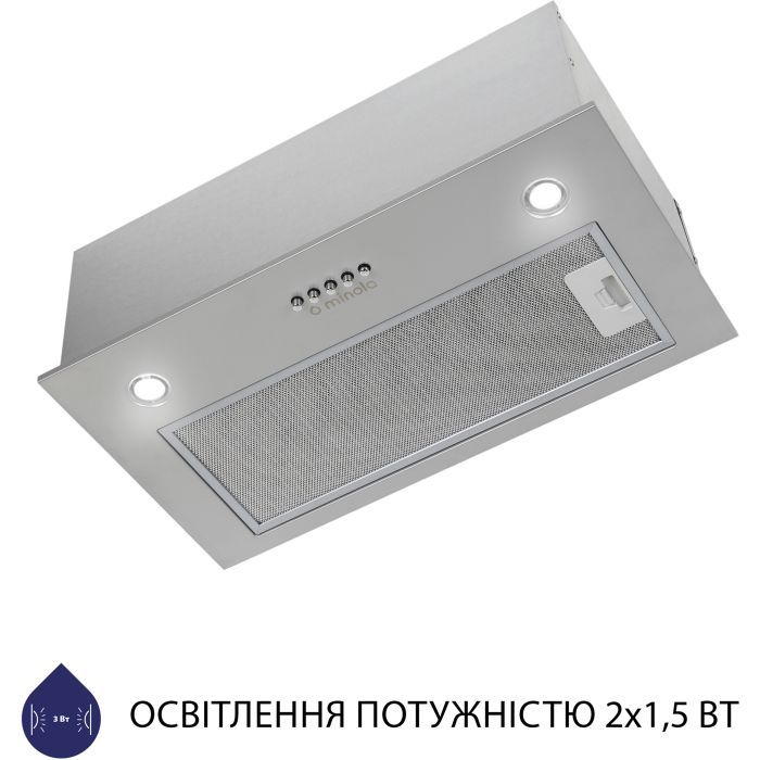 Витяжка кухонна Minola HBI 5327 BL 800 LED зображення 5