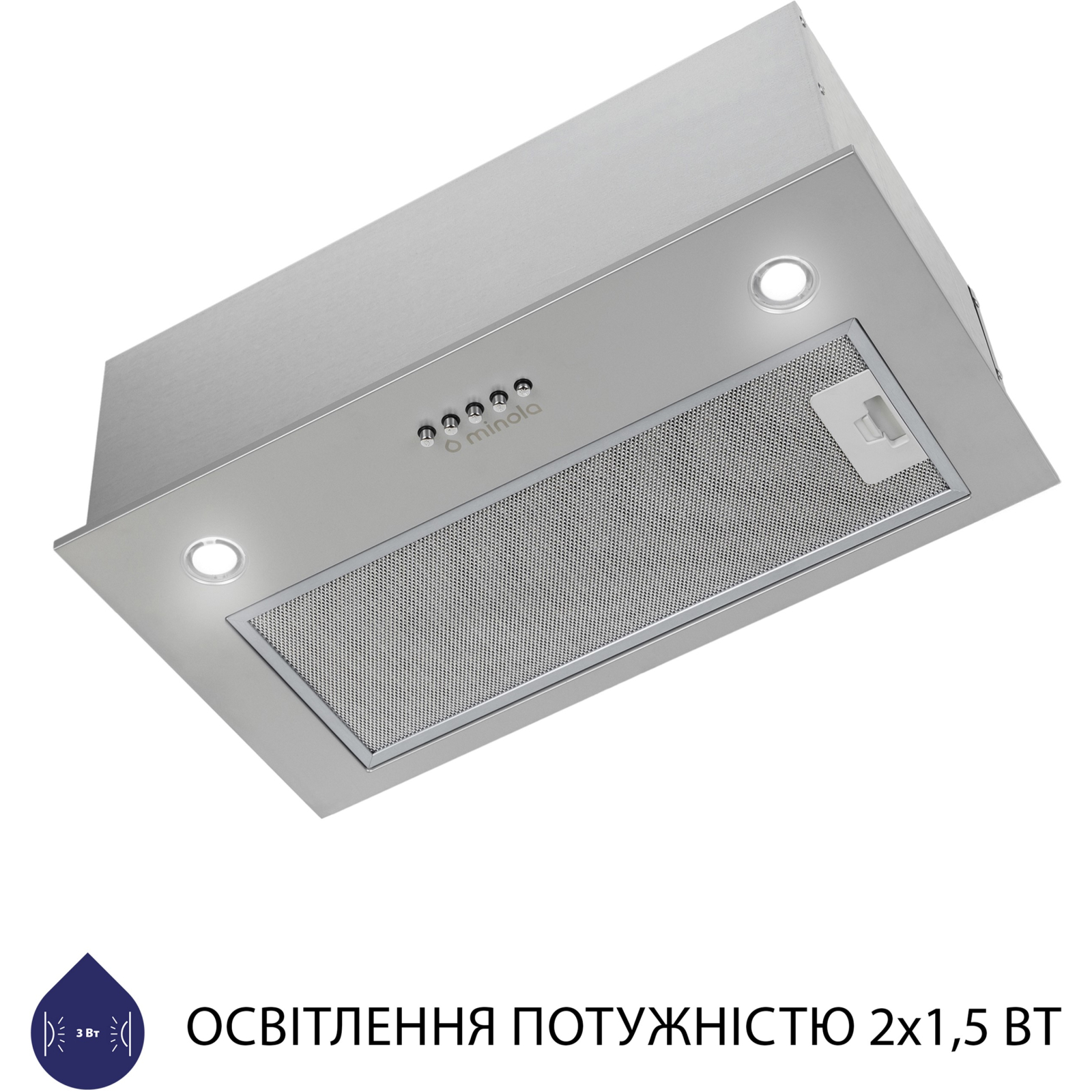 Вытяжка кухонная Minola HBI 5327 I 800 LED изображение 5