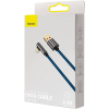 Дата кабель USB 2.0 AM to Lightning 2.0m CACS 2.4A 90 Legend Series Elbow Blue Baseus (CACS000103) зображення 4