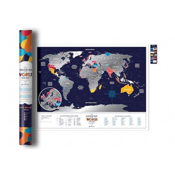 Скретч карта 1DEA.me Travel Map Holiday World (13022) изображение 4