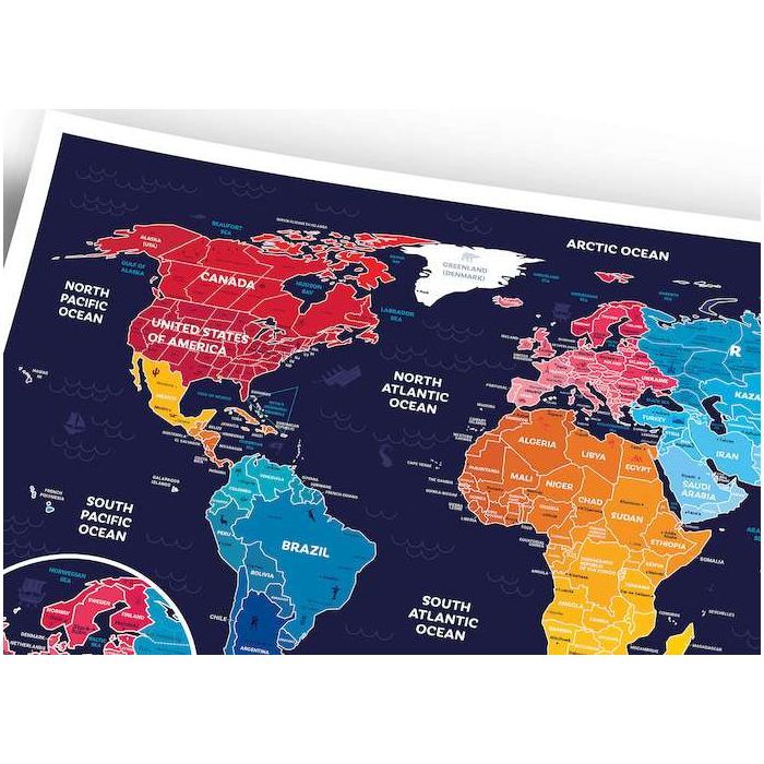 Скретч карта 1DEA.me Travel Map Holiday World (13022) изображение 6