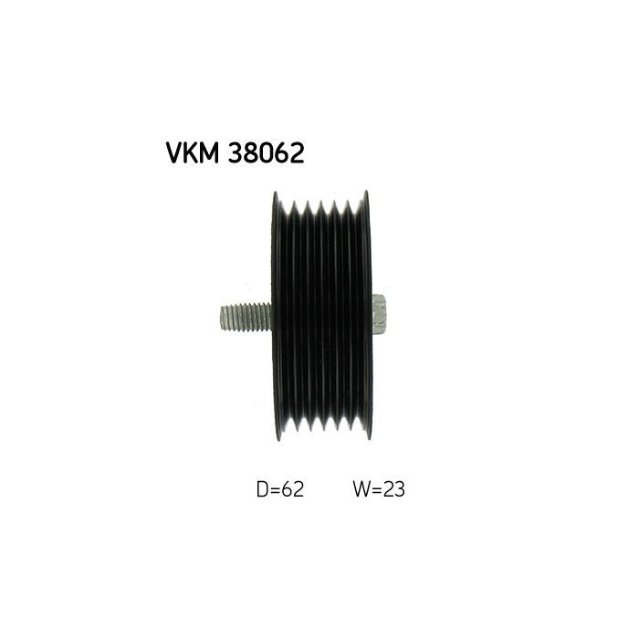Ролик натяжителя ремня SKF VKM 38062 изображение 2