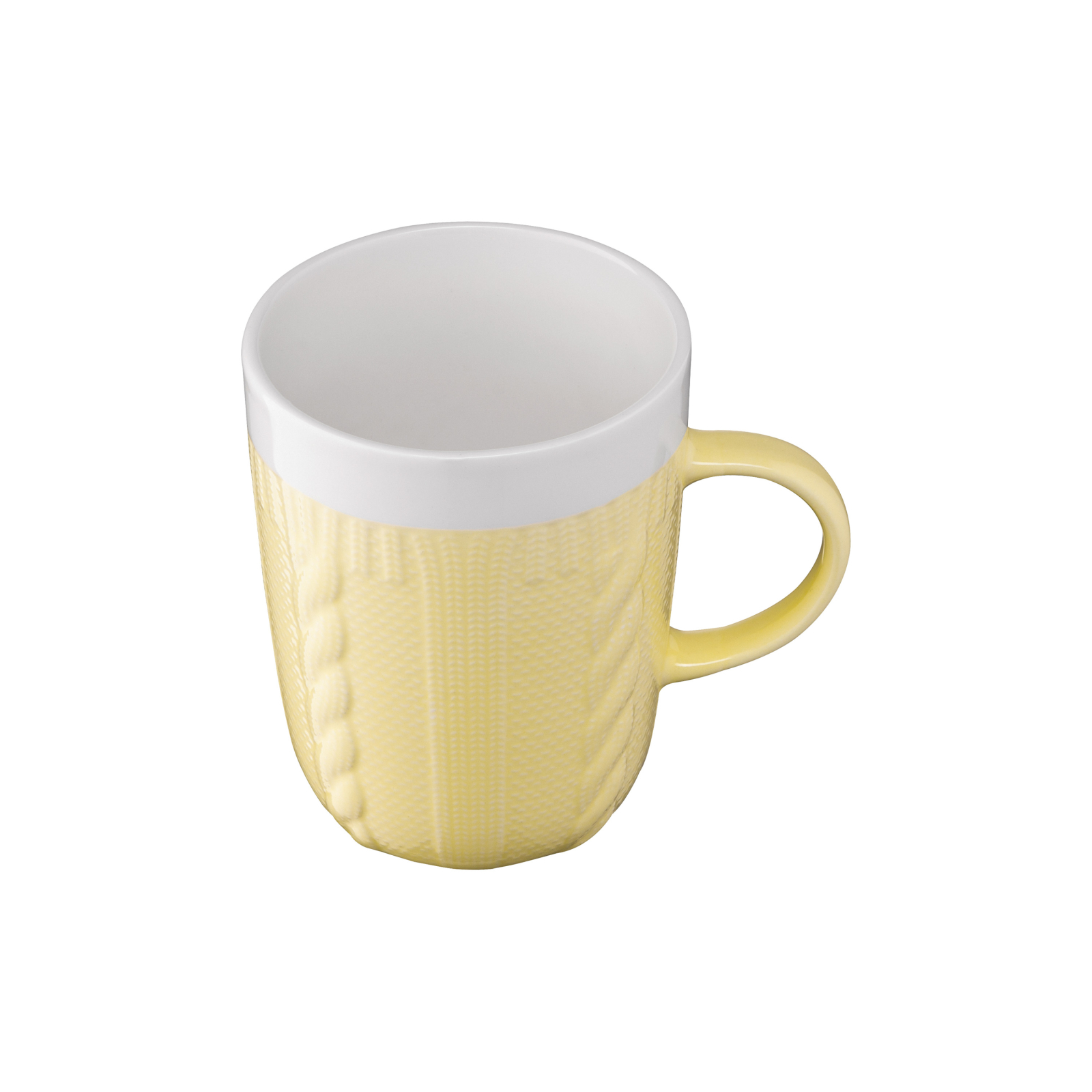 Чашка Ardesto Кnitti 330 мл Yellow (AR3457Y) зображення 2