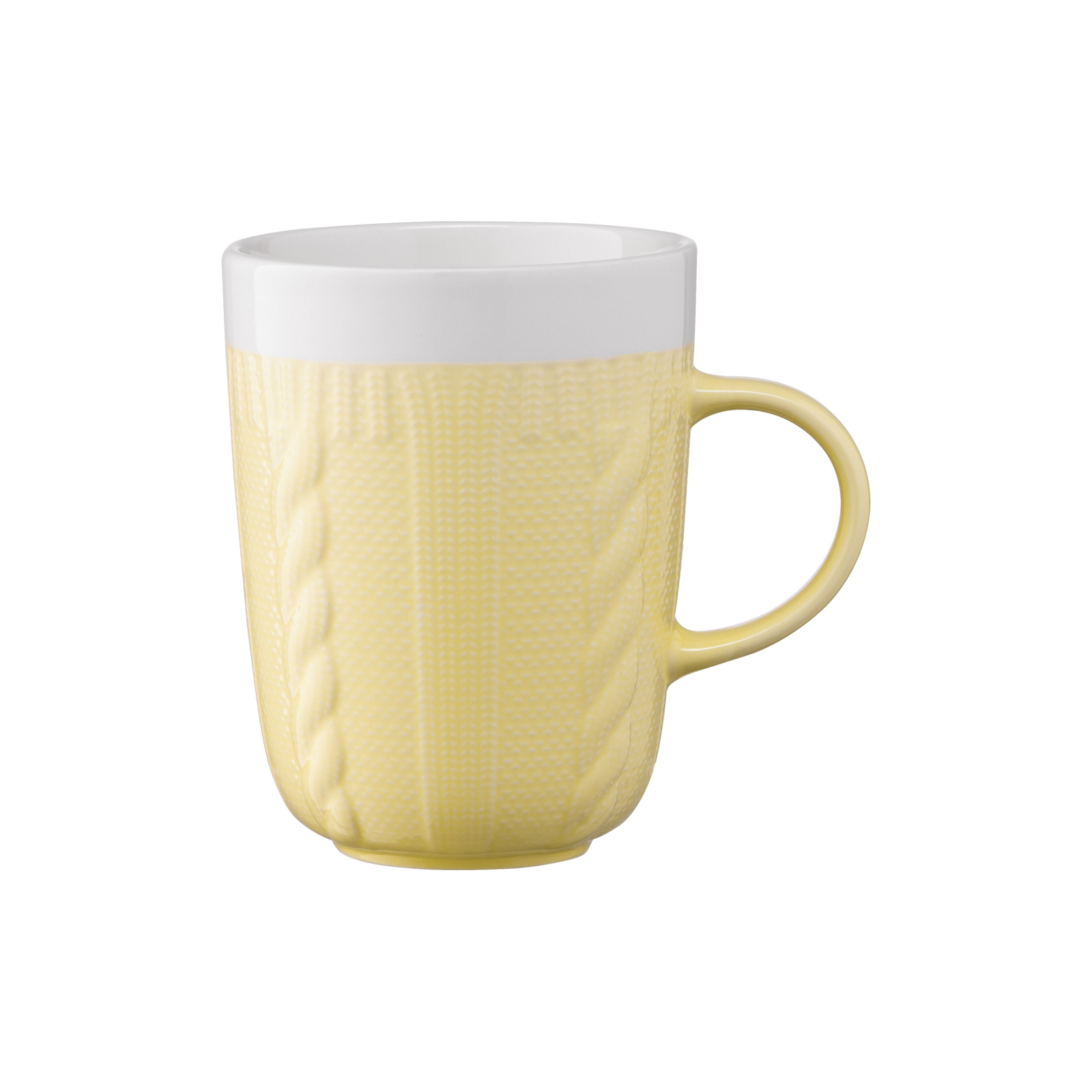 Чашка Ardesto Кnitti 330 мл Yellow (AR3457Y) зображення 3