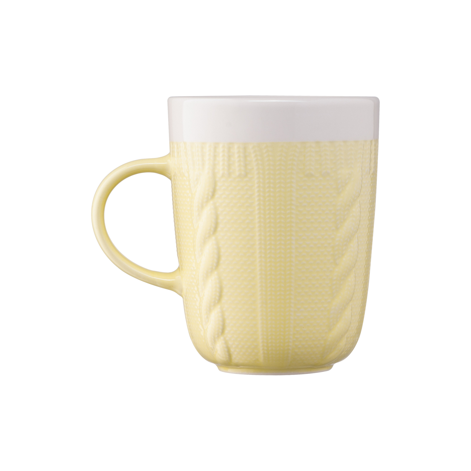 Чашка Ardesto Кnitti 330 мл Yellow (AR3457Y) зображення 5