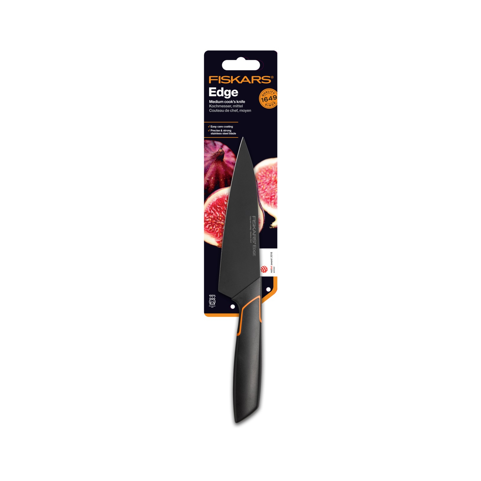 Кухонный нож Fiskars Edge поварской 19 см Black (1003094) изображение 2