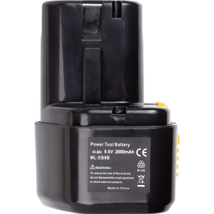 Аккумулятор к электроинструменту PowerPlant для HITACHI 9.6V 2.0Ah Ni-MH (EB9) (TB920990) изображение 2