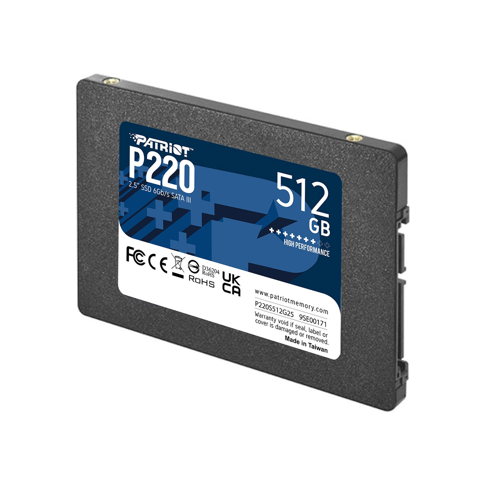 Накопитель SSD 2.5" 512GB Patriot (P220S512G25) изображение 3