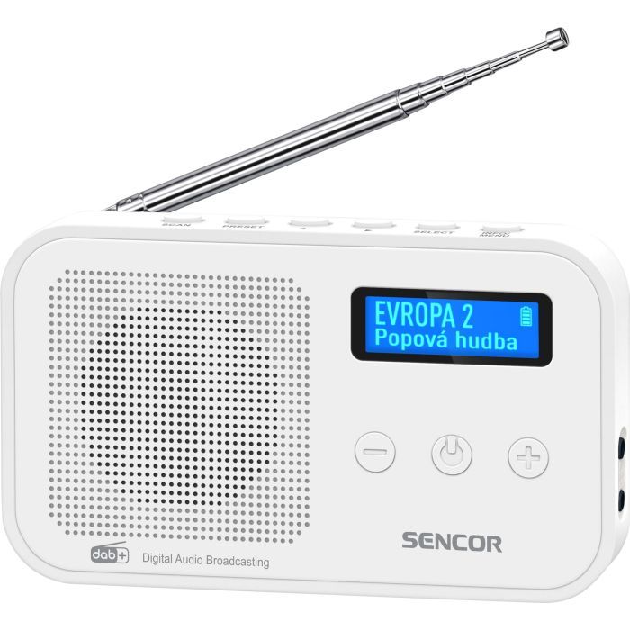 Портативный радиоприемник Sencor SRD 7200 White (35056735)
