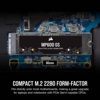 Накопитель SSD M.2 2280 2TB MP600GS Corsair (CSSD-F2000GBMP600GS) изображение 11