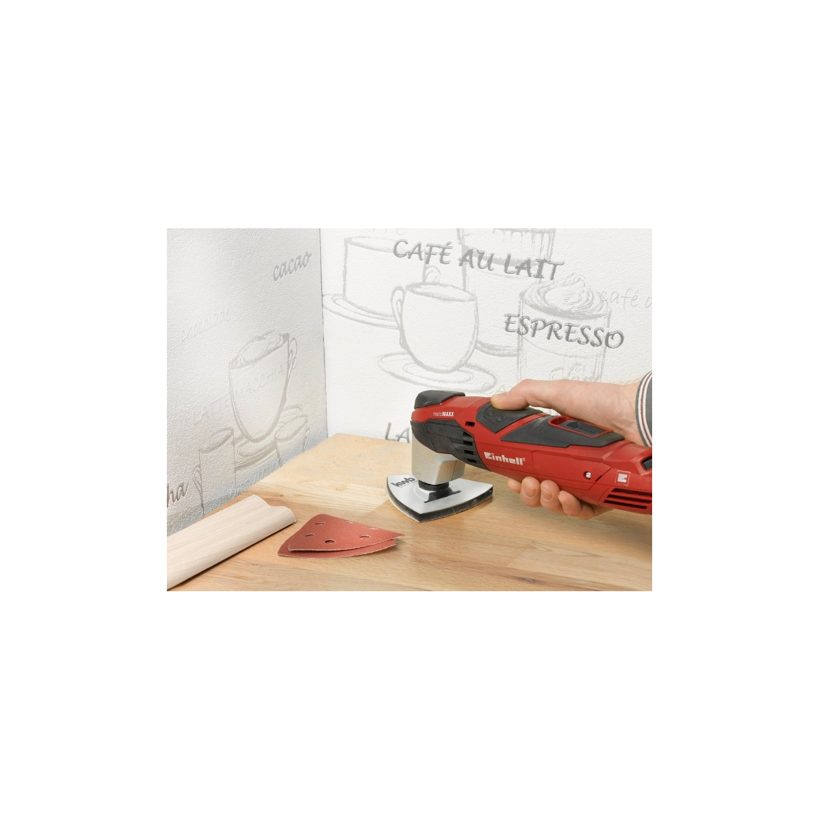 Насадка Einhell для реноватора набір насадок і шліфпаперу 17 шт, KWB (708950) зображення 3