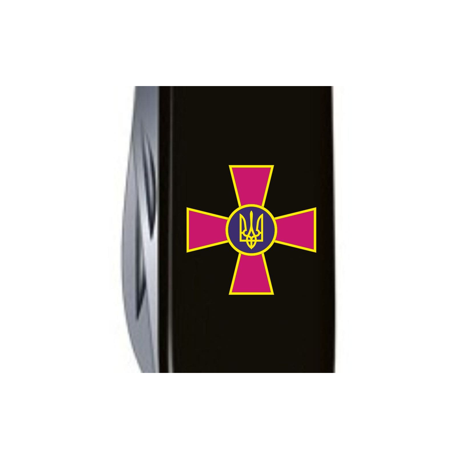 Нож Victorinox Huntsman Army Black "Емблема СВ ЗСУ" (1.3713.3_W0020u) изображение 5