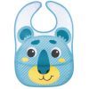 Слюнявчик Canpol babies Hello Little пластмассовый с карманом Бирюзовый (9/232_tur)