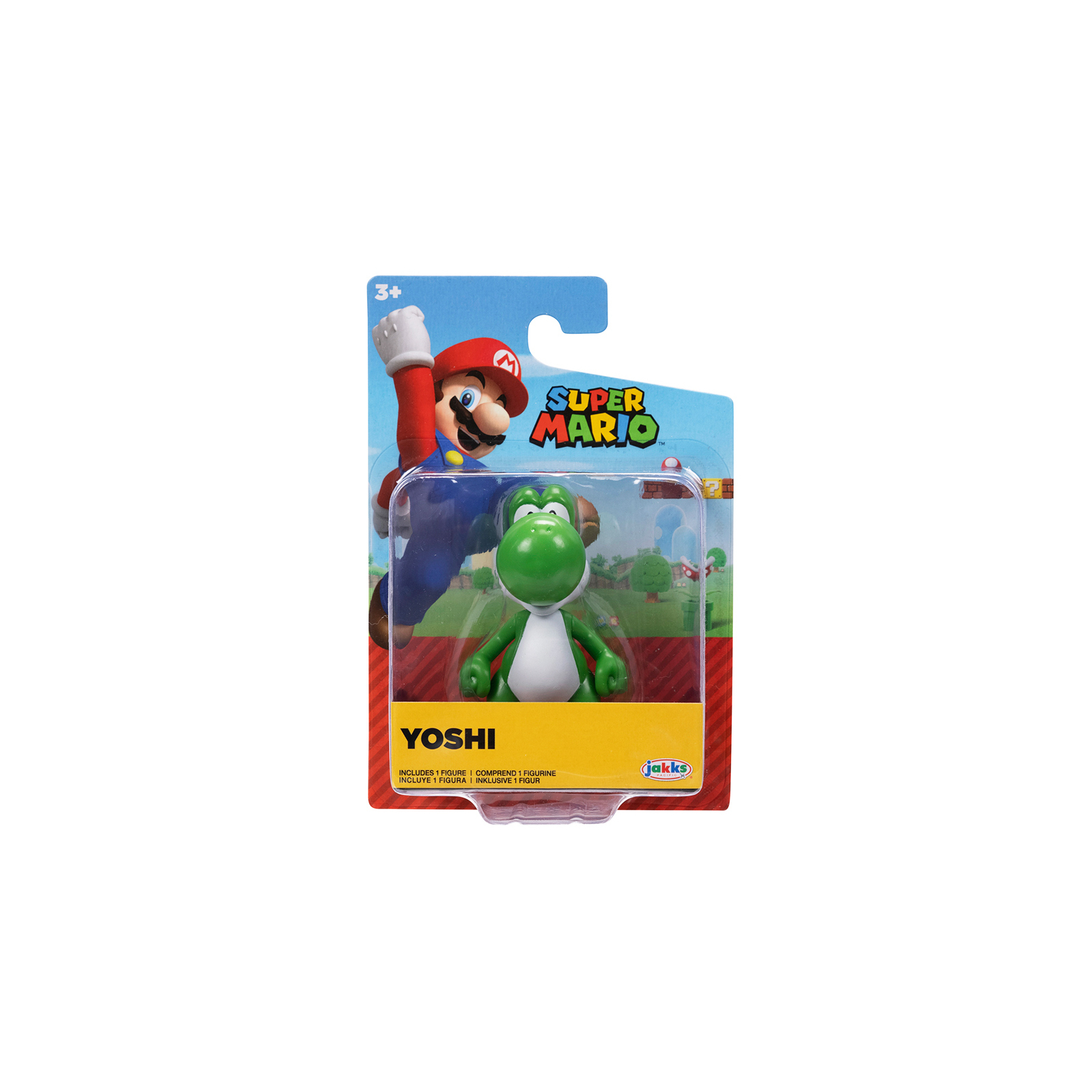 Фігурка Super Mario з артикуляцією - Зелений Йоші 6 см (61228-RF1-GEN) зображення 2