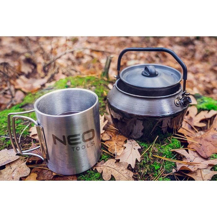 Чайник туристический Neo Tools 0.8 л Grey (63-147) изображение 2