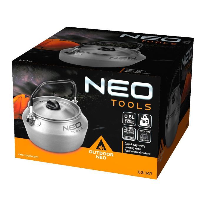 Чайник туристический Neo Tools 0.8 л Grey (63-147) изображение 7