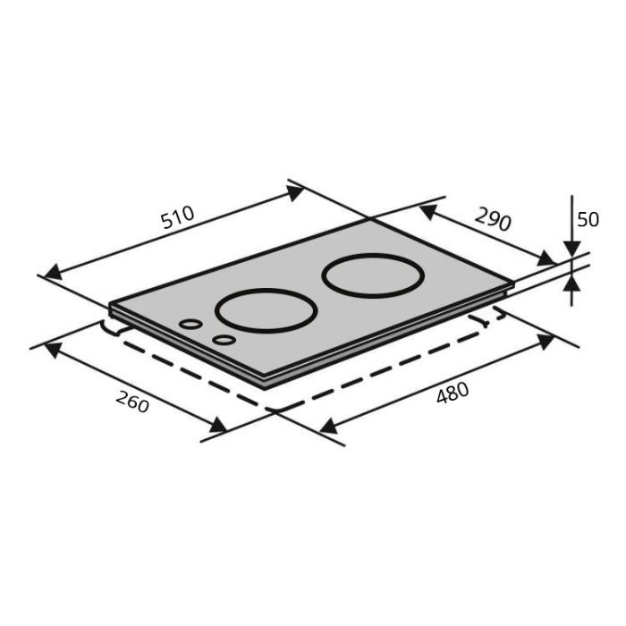 Варочная поверхность Ventolux HV 32 PB X 3 изображение 6