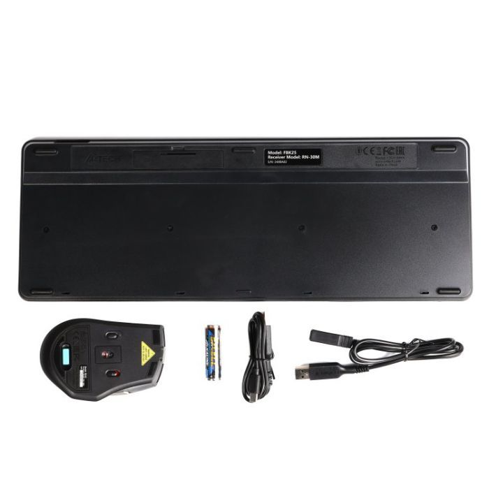 Комплект A4Tech FB2535CS Wireless/Bluetooth Smoky Grey (FB2535CS Smoky Grey) изображение 7