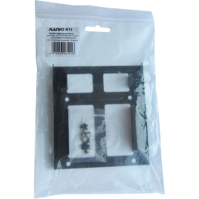 Фрейм-переходник Maiwo 2x2.5" HDD/SSD 3.5" (K11) изображение 10