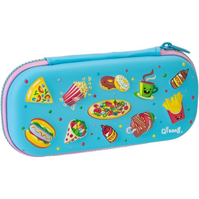 Пенал Cool For School 1 отделение с органайзером голубой (QT-5670-Blue)