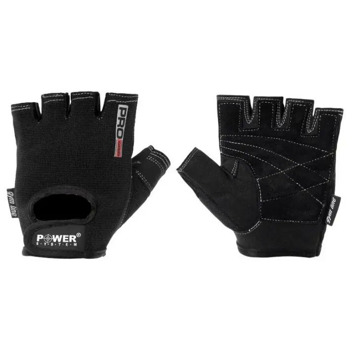 Перчатки для фитнеса Power System Pro Grip PS-2250 XL Black (PS-2250_XL_Black) изображение 2